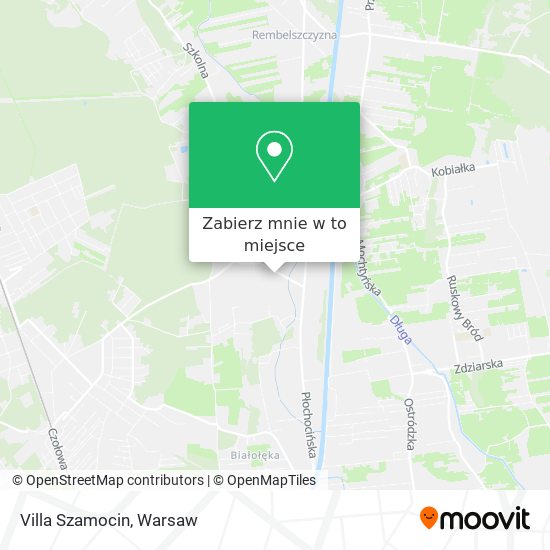 Mapa Villa Szamocin