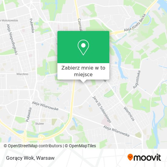 Mapa Gorący Wok