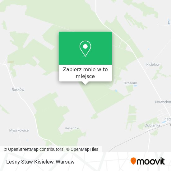 Mapa Leśny Staw Kisielew