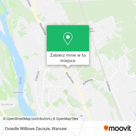 Mapa Osiedle Willowe Zacisze