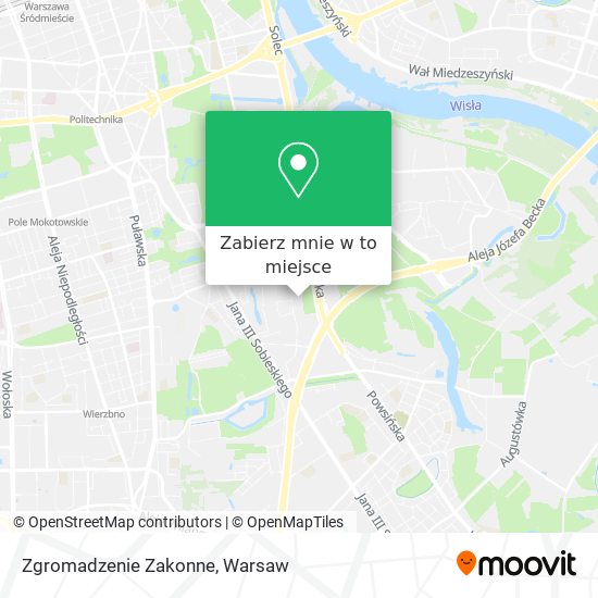 Mapa Zgromadzenie Zakonne