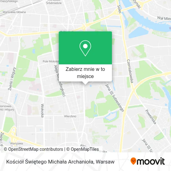 Mapa Kościół Świętego Michała Archanioła