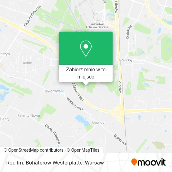 Mapa Rod Im. Bohaterów Westerplatte