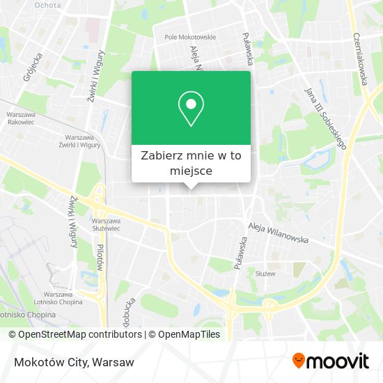 Mapa Mokotów City