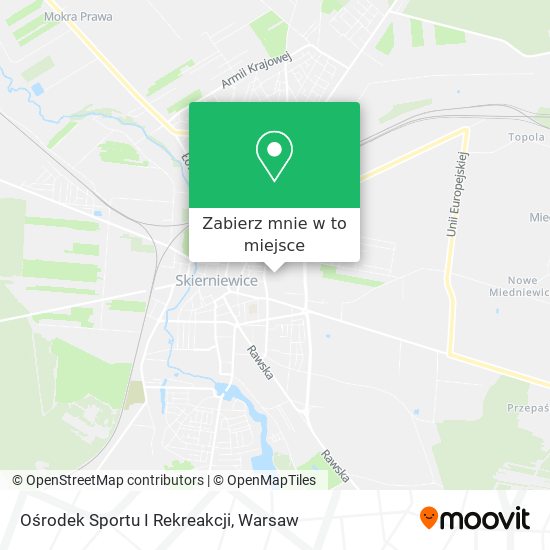 Mapa Ośrodek Sportu I Rekreakcji