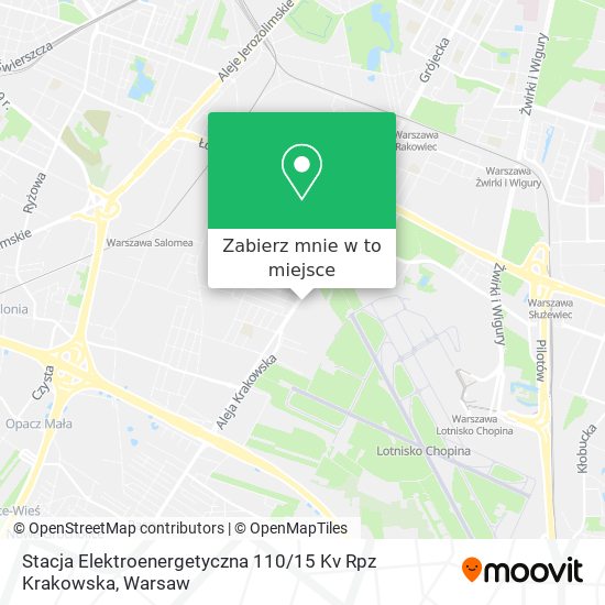 Mapa Stacja Elektroenergetyczna 110 / 15 Kv Rpz Krakowska