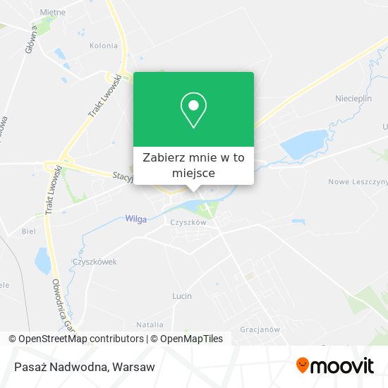 Mapa Pasaż Nadwodna