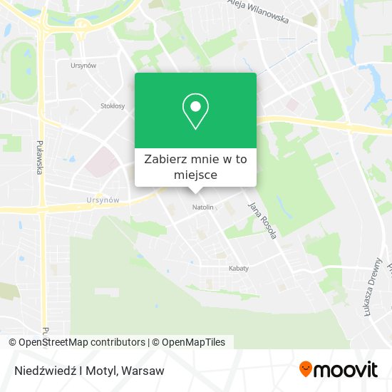 Mapa Niedźwiedź I Motyl