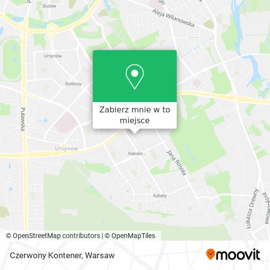 Mapa Czerwony Kontener