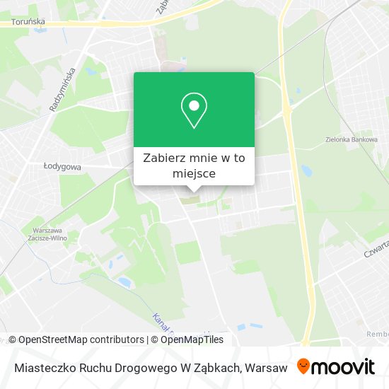 Mapa Miasteczko Ruchu Drogowego W Ząbkach