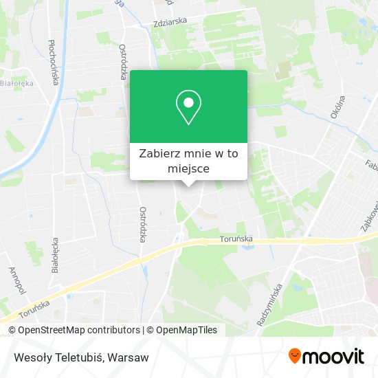 Mapa Wesoły Teletubiś