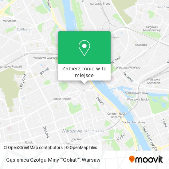 Mapa Gąsienica Czołgu-Miny ""Goliat""