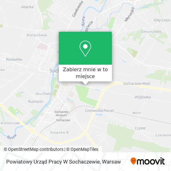 Mapa Powiatowy Urząd Pracy W Sochaczewie