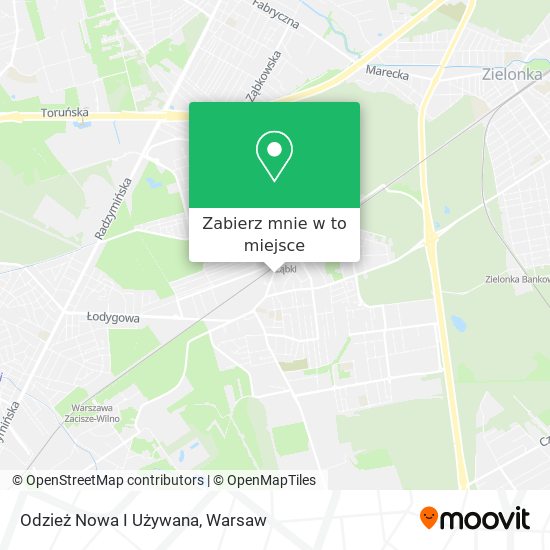 Mapa Odzież Nowa I Używana