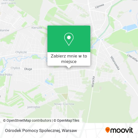 Mapa Ośrodek Pomocy Społecznej