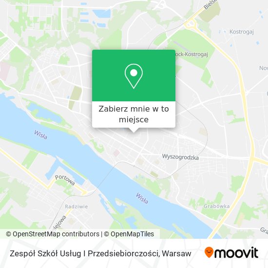 Mapa Zespół Szkół Usług I Przedsiebiorczości