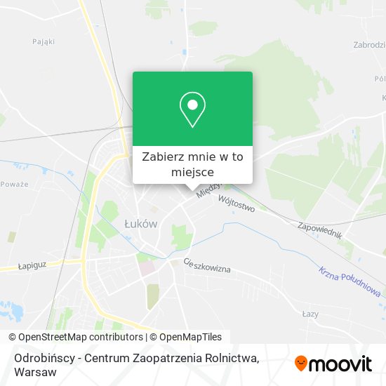 Mapa Odrobińscy - Centrum Zaopatrzenia Rolnictwa