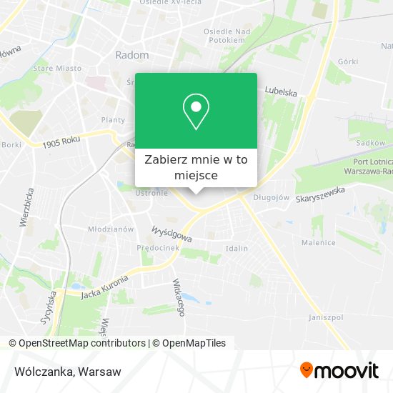 Mapa Wólczanka