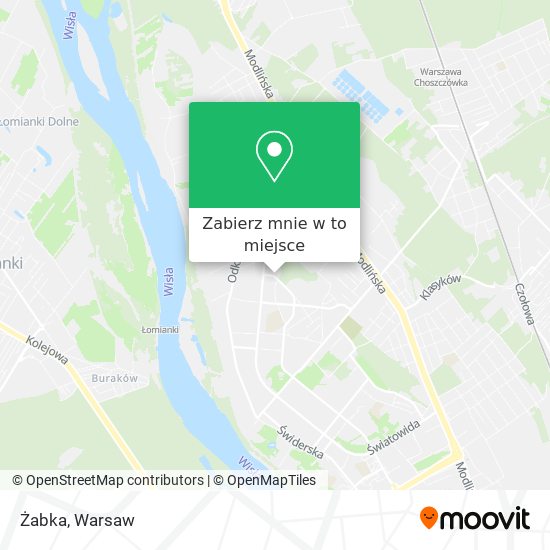 Mapa Żabka