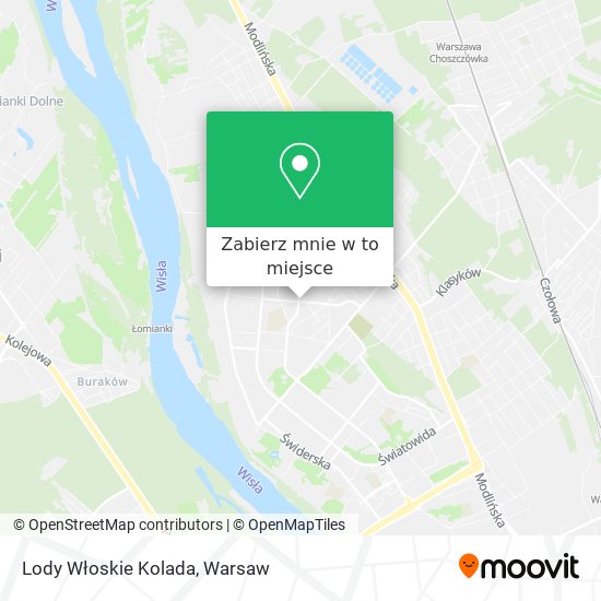 Mapa Lody Włoskie Kolada