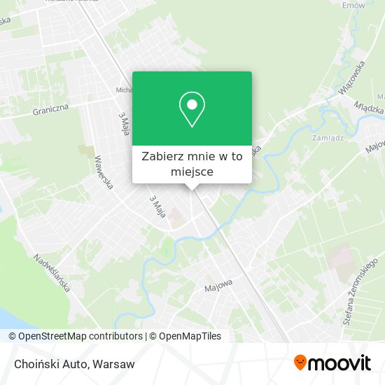 Mapa Choiński Auto