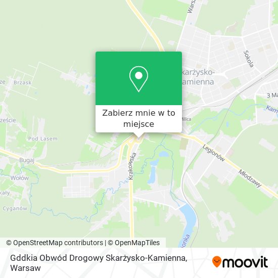 Mapa Gddkia Obwód Drogowy Skarżysko-Kamienna