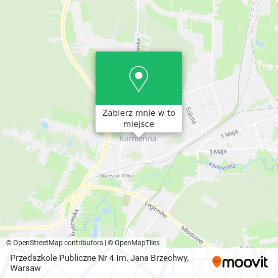 Mapa Przedszkole Publiczne Nr 4 Im. Jana Brzechwy