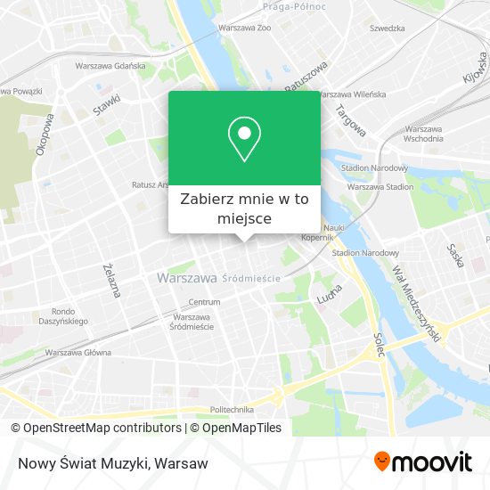 Mapa Nowy Świat Muzyki