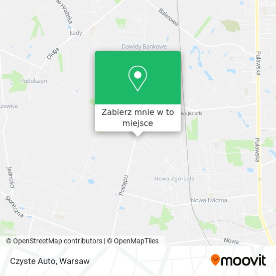 Mapa Czyste Auto