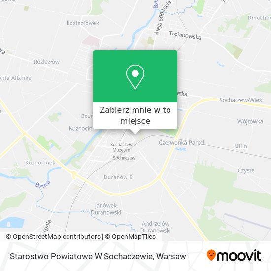 Mapa Starostwo Powiatowe W Sochaczewie