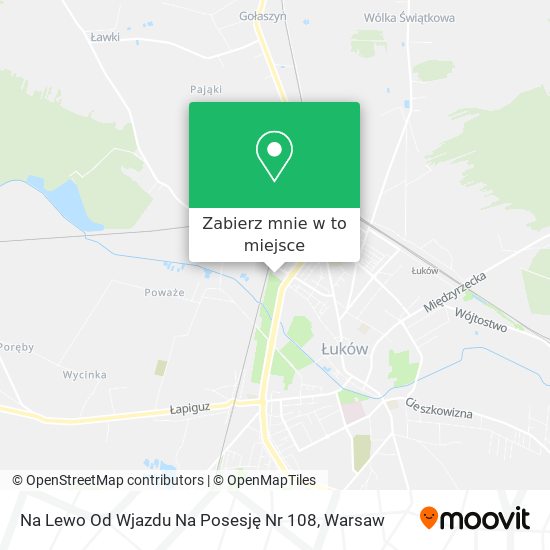 Mapa Na Lewo Od Wjazdu Na Posesję  Nr 108