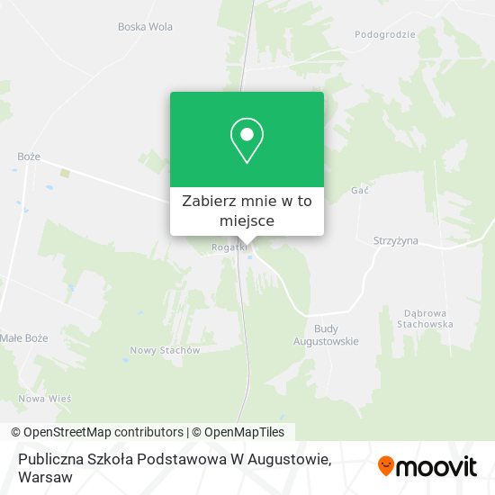 Mapa Publiczna Szkoła Podstawowa W Augustowie