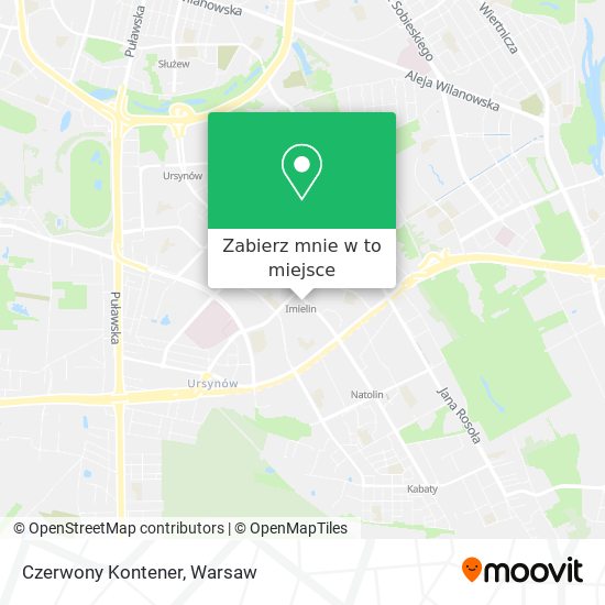 Mapa Czerwony Kontener