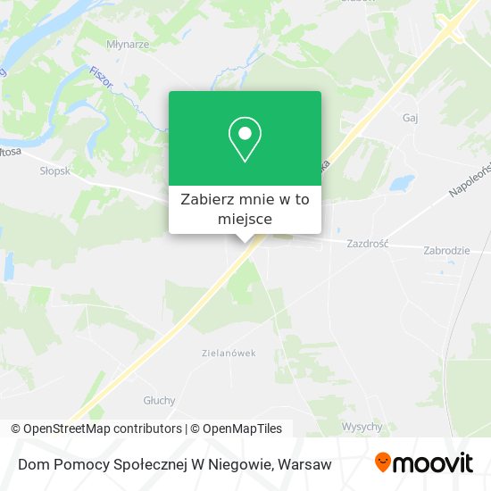 Mapa Dom Pomocy Społecznej W Niegowie