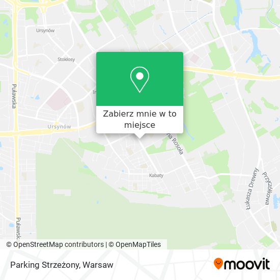 Mapa Parking Strzeżony