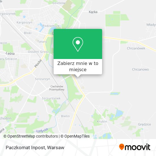 Mapa Paczkomat Inpost