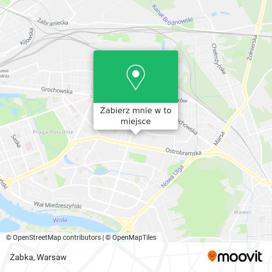 Mapa Żabka