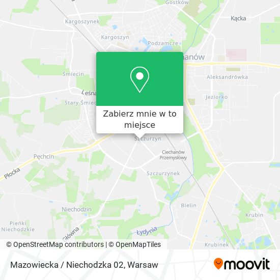 Mapa Mazowiecka / Niechodzka 02