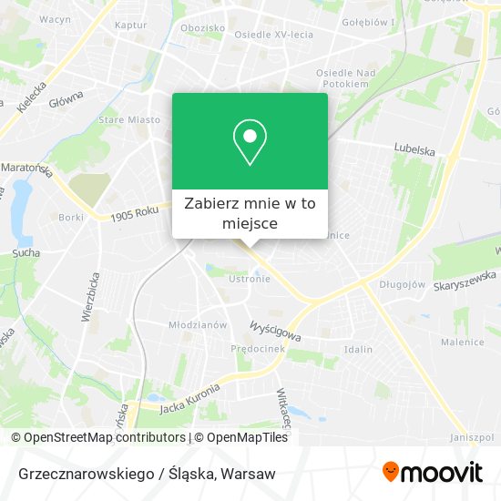 Mapa Grzecznarowskiego / Śląska