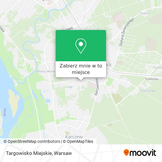 Mapa Targowisko Miejskie