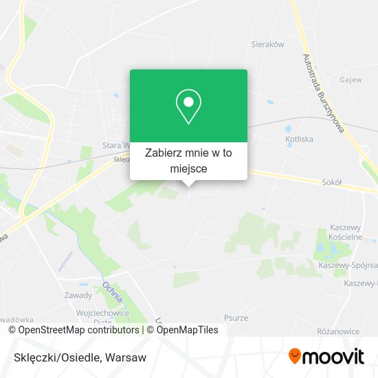 Mapa Sklęczki/Osiedle