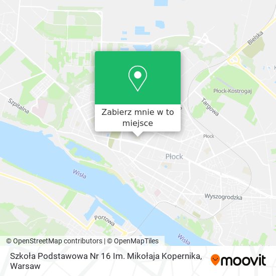 Mapa Szkoła Podstawowa Nr 16 Im. Mikołaja Kopernika