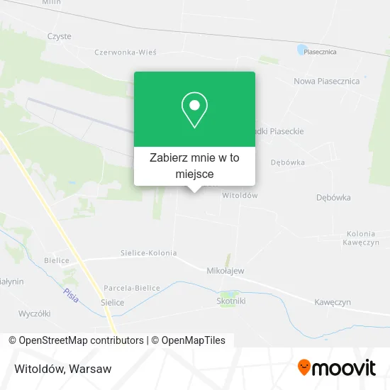 Mapa Witoldów