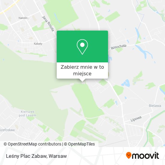 Mapa Leśny Plac Zabaw