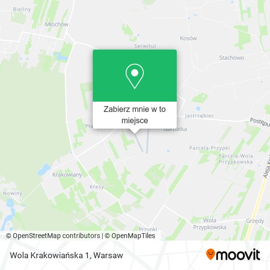 Mapa Wola Krakowiańska 1