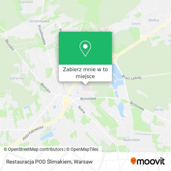 Mapa Restauracja POD Ślimakiem