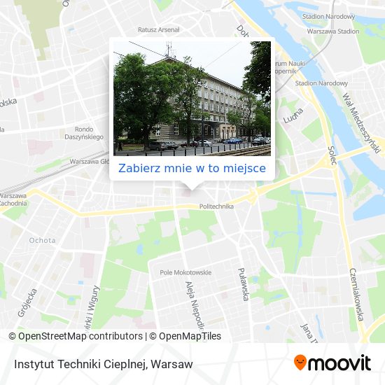 Mapa Instytut Techniki Cieplnej