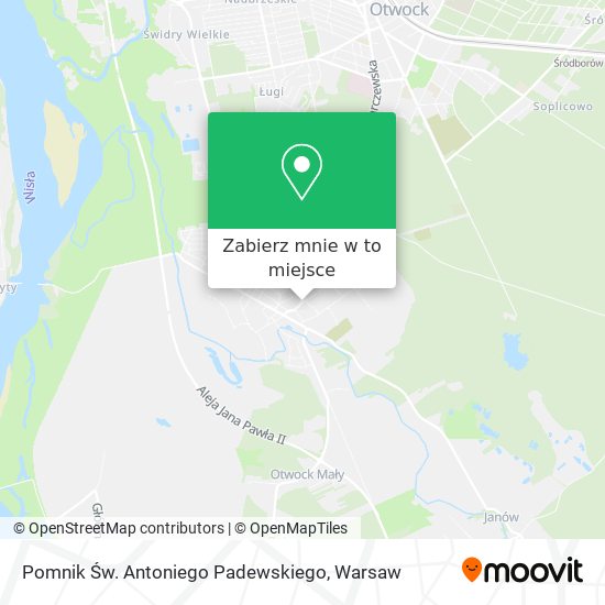 Mapa Pomnik Św. Antoniego Padewskiego