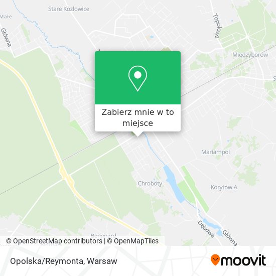 Mapa Opolska/Reymonta