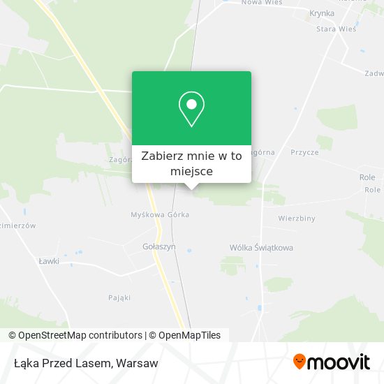 Mapa Łąka Przed Lasem